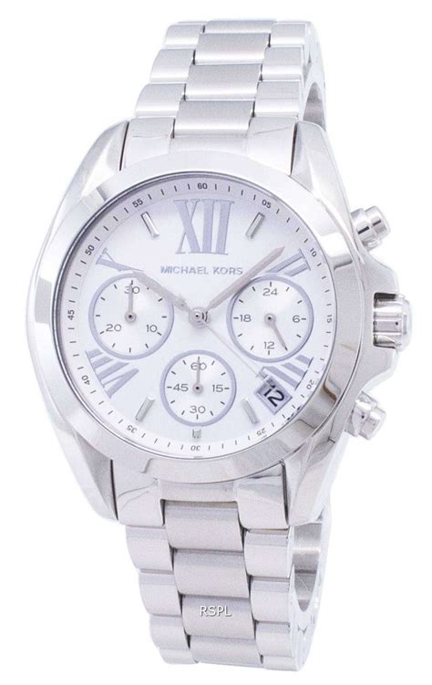 women michael kors watch silver|michael kors chronograph watch silver.